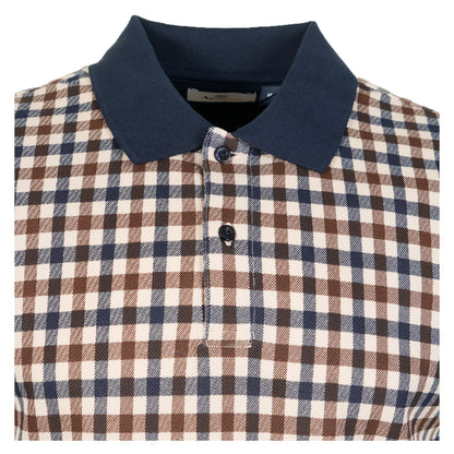 Active Club Check Short Sleeve Polo Shirt
