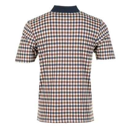 Active Club Check Short Sleeve Polo Shirt
