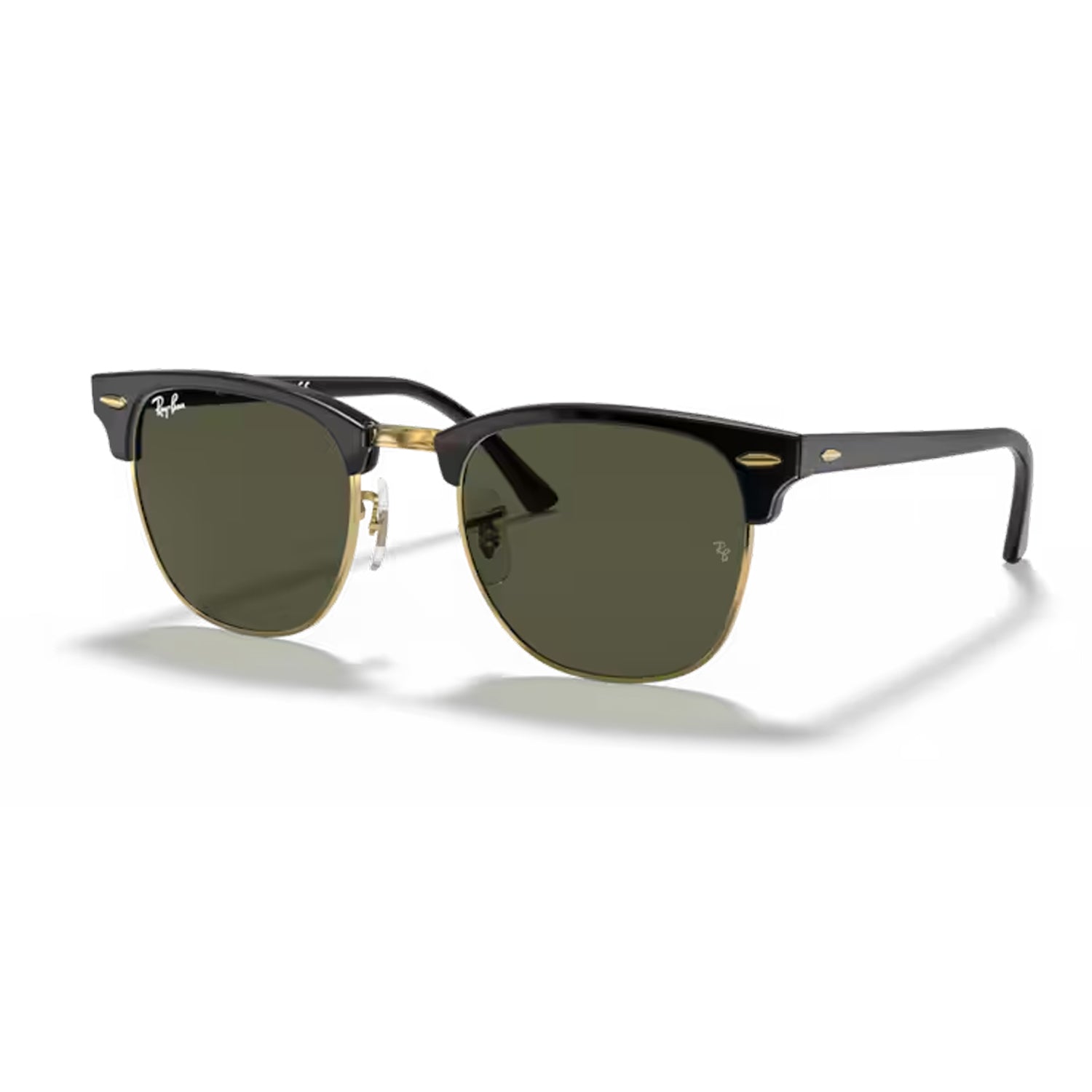 Clubmaster Polished Tortoise Gold / Green