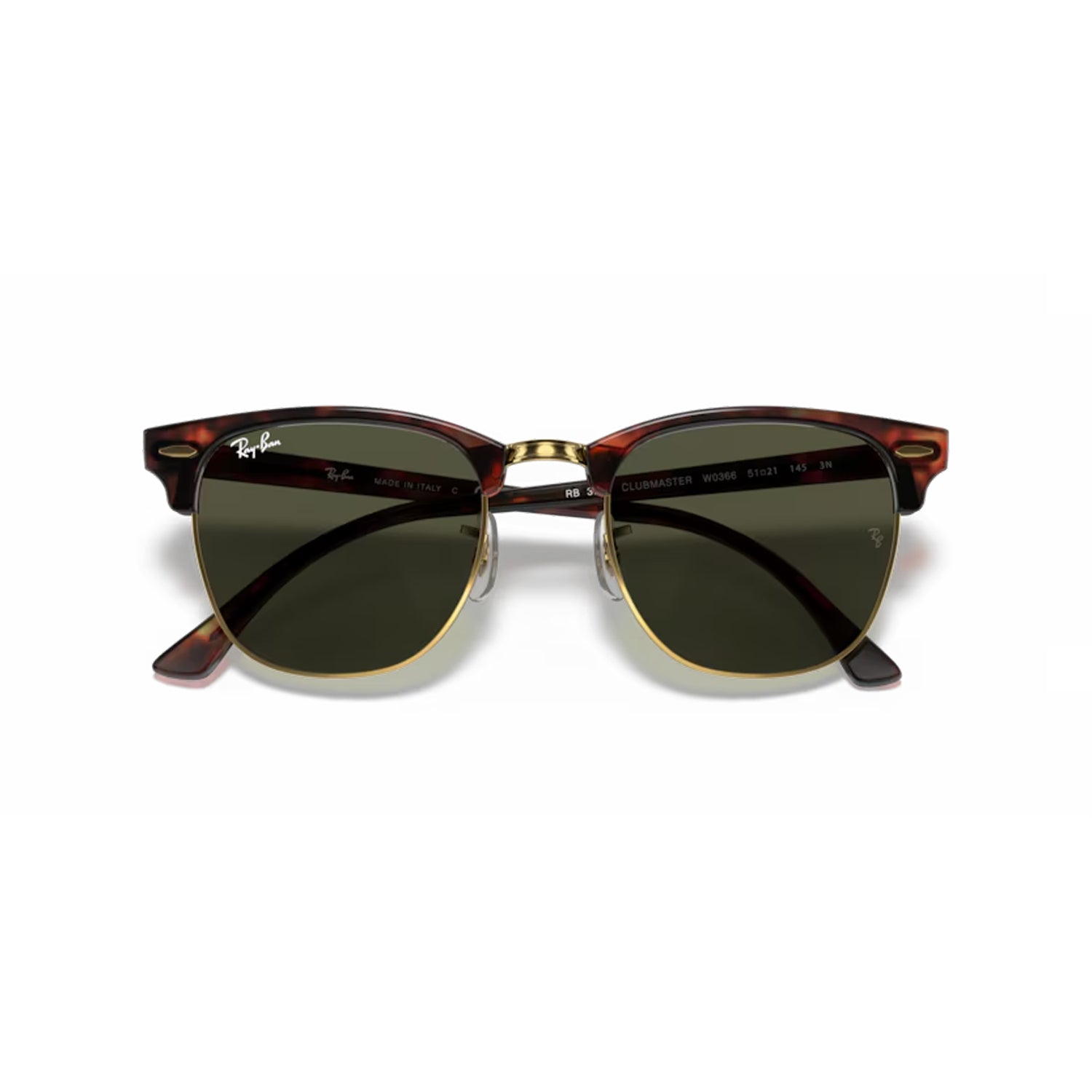 Clubmaster Way - Polished Tortoise/Gold Green