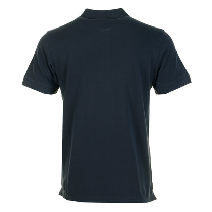 Cobb Insert Logo Panel SS Polo Shirt Navy
