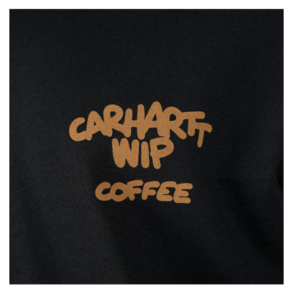 Short Sleeve Coffee Break T Shirt Black