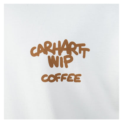 Short Sleeve Coffee Break T Shirt White