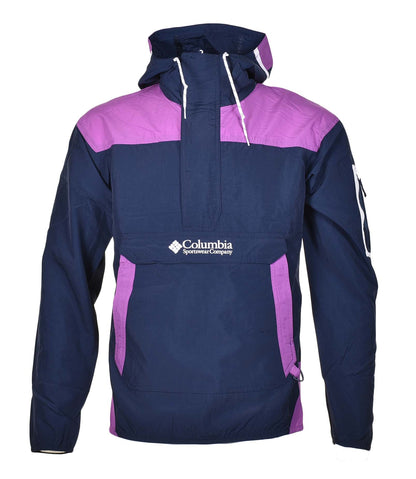Columbia Challenger Windbreaker Anorak Colligate Navy/Razzle Purple