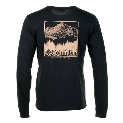 Long Sleeve Seasonal Logo T Shirt Black