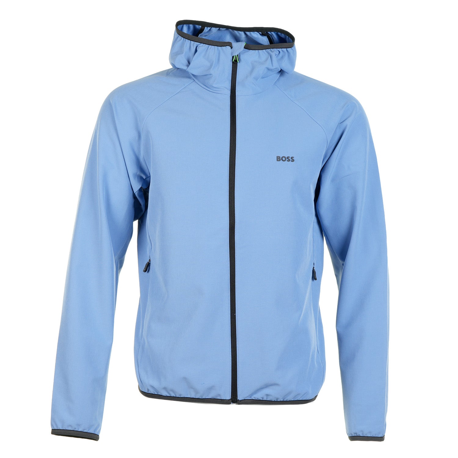 L Commuter Hooded Track Jacket Light Pastel Blue