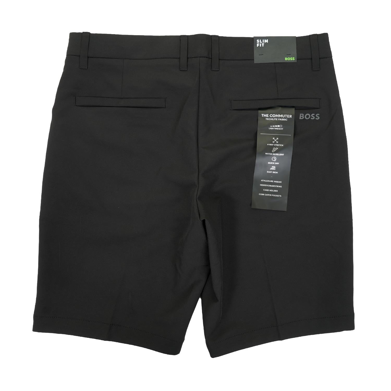 S Commuter Slim Fit Shorts Black