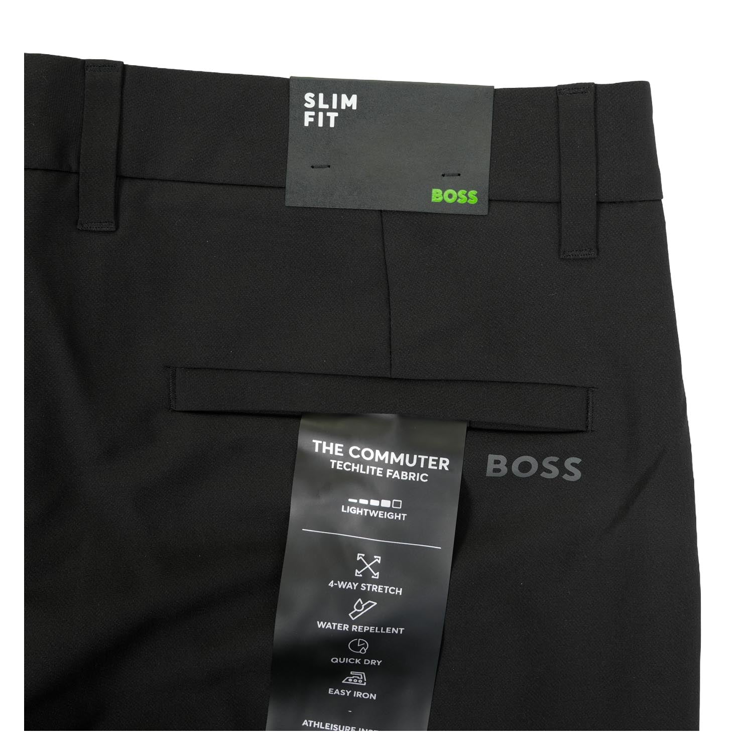 S Commuter Slim Fit Shorts Black