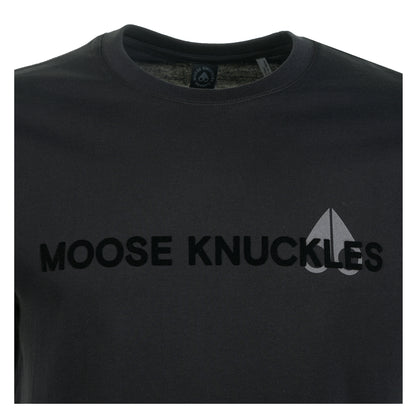 Short Sleeve  Conway T Shirt Black