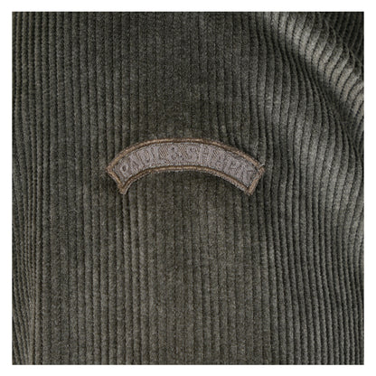 Long Sleeve Corduroy Overshirt Dark Khaki