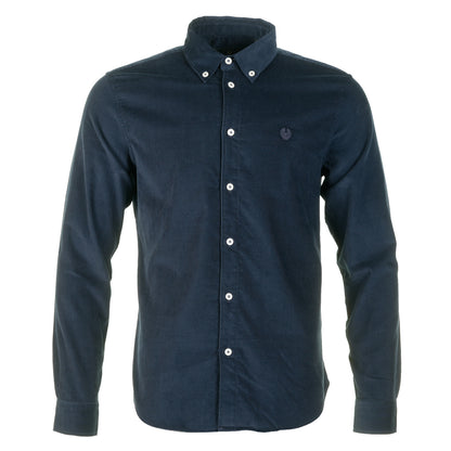 Long Sleeve Corduroy Street Shirt Dark Ink