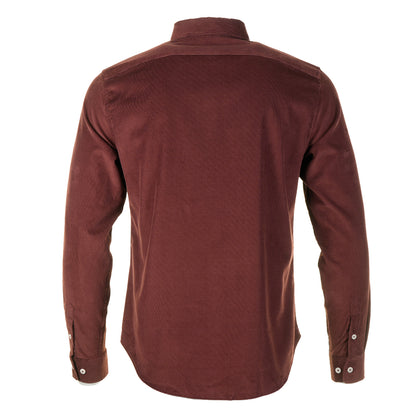 Long Sleeve Corduroy Street Shirt Oxblood