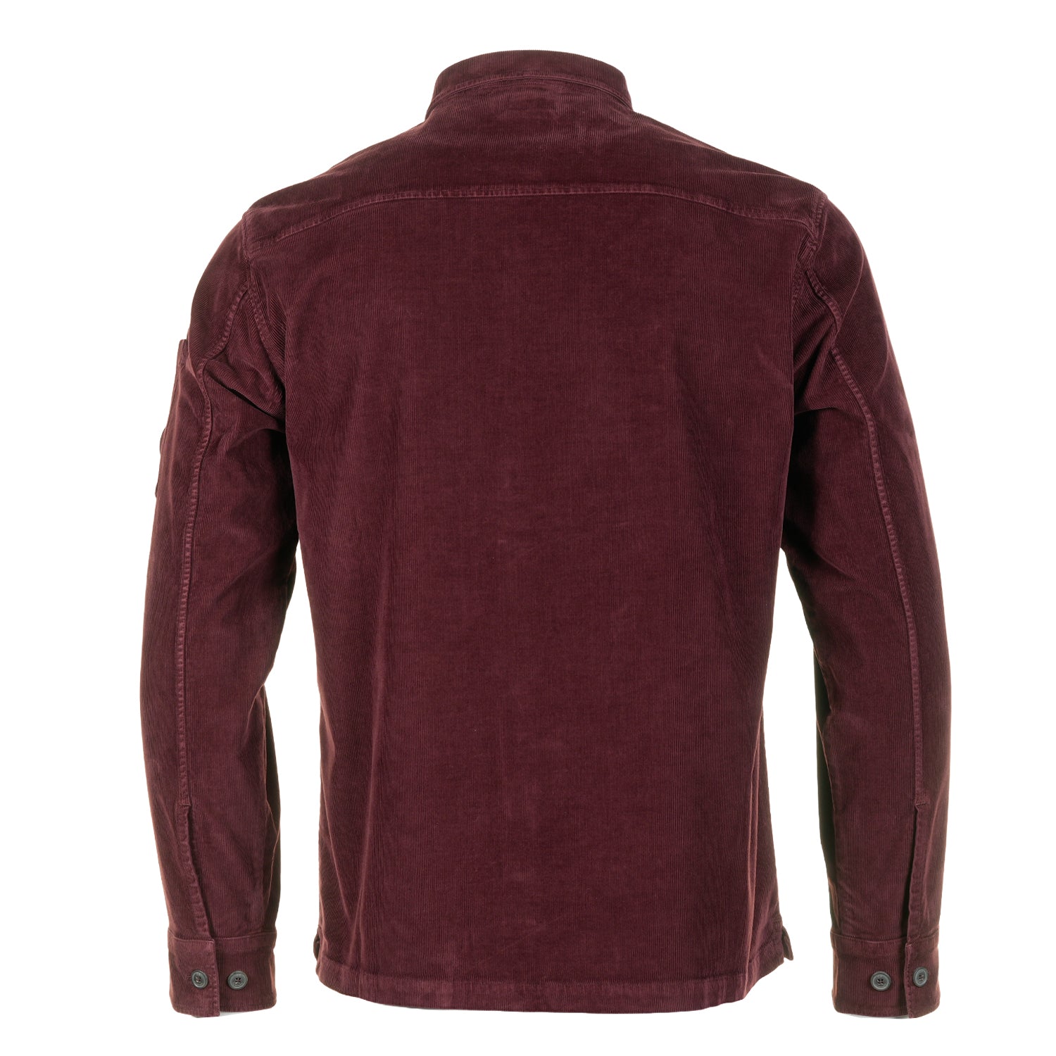 Corduroy Long Sleeve Lens Button Shirt Andorra Red