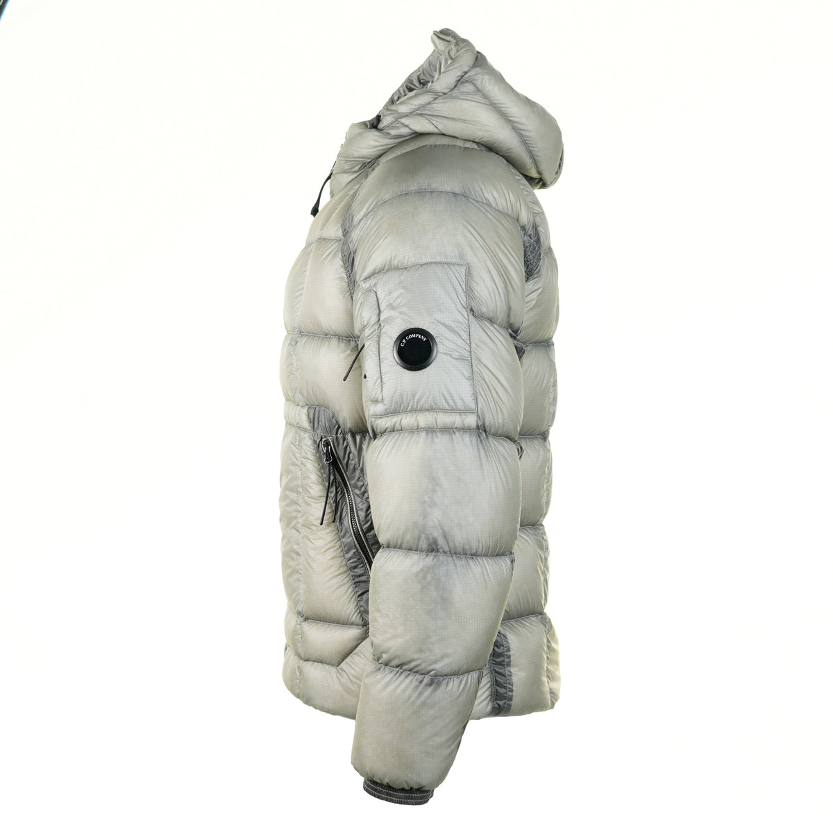 DD Shell Hooded Down Jacket Flint Grey