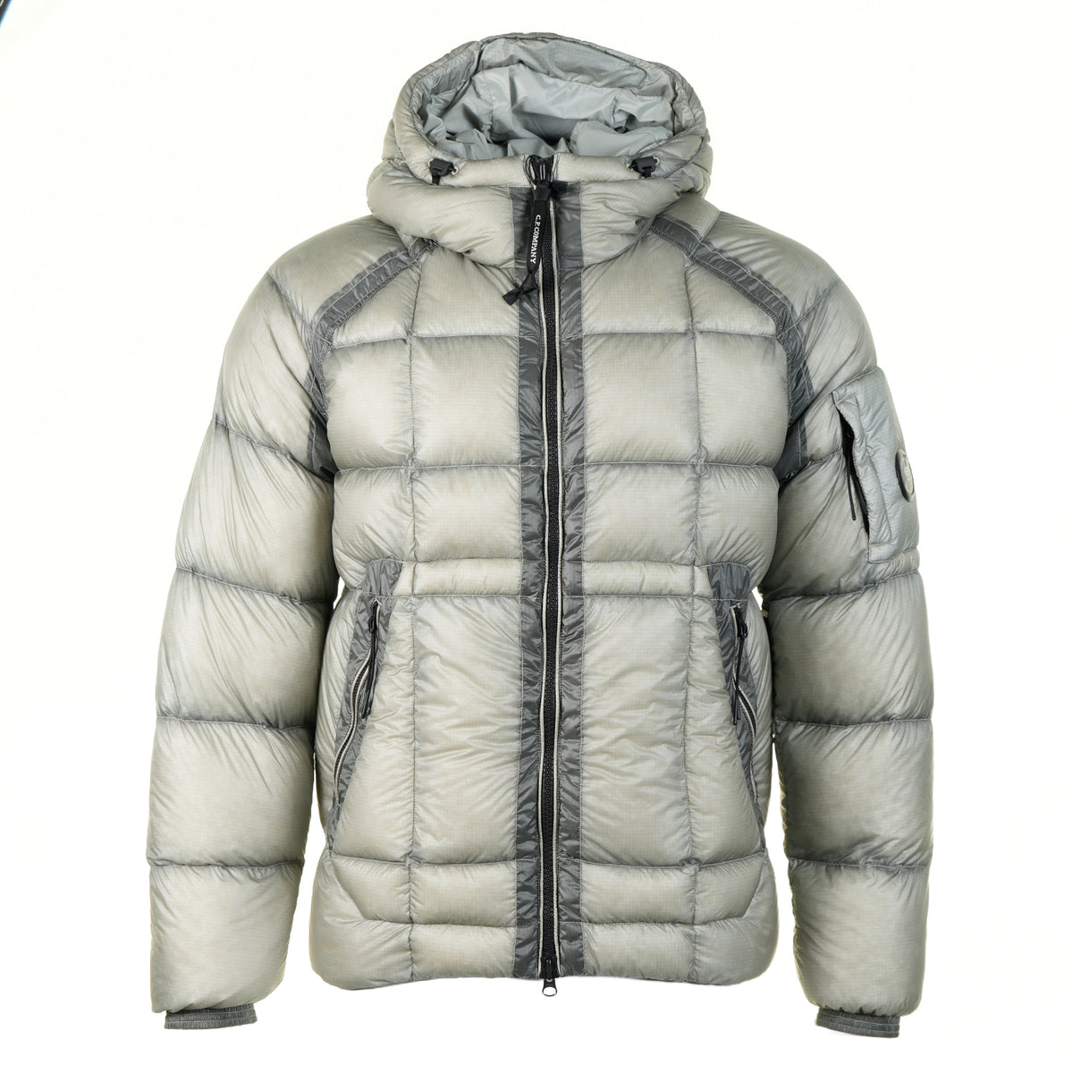 DD Shell Hooded Down Jacket Flint Grey