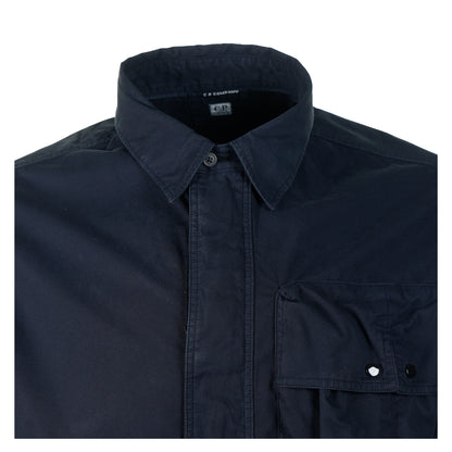 Gabardine Long Sleeve Hidden Zip Total Eclipse