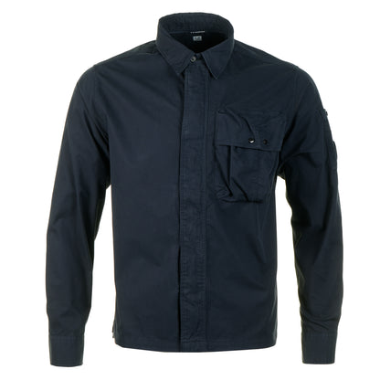 Gabardine Long Sleeve Hidden Zip Total Eclipse