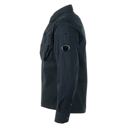 Gabardine Long Sleeve Hidden Zip Total Eclipse