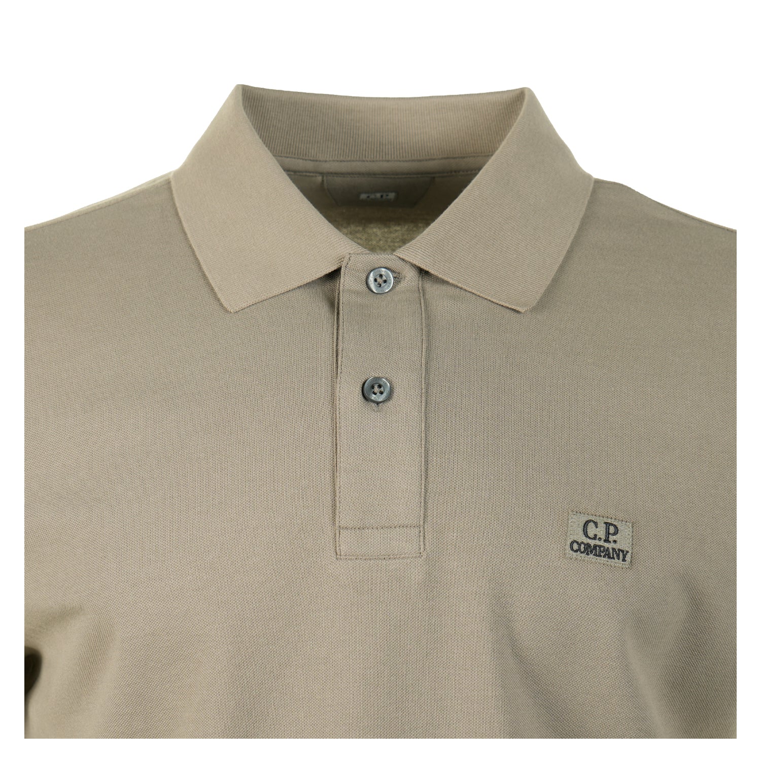 Stretch Piquet Badge Logo Short Sleeve Polo Fallen Rock