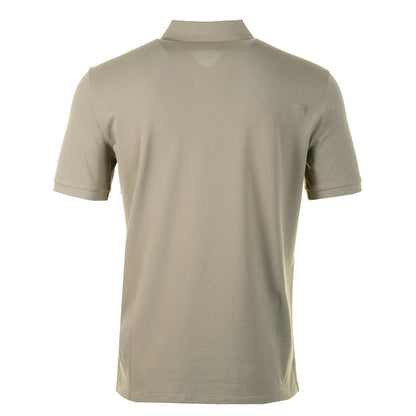 Stretch Piquet Badge Logo Short Sleeve Polo Fallen Rock