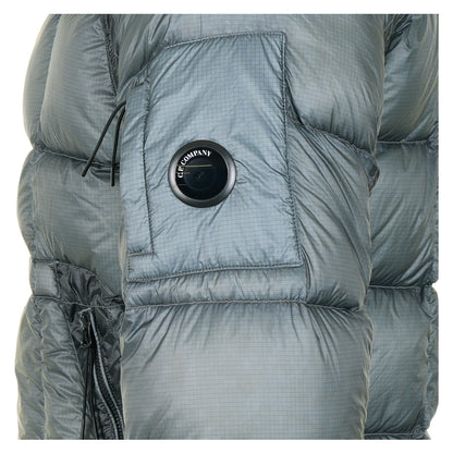 DD Shell Hooded Down Jacket Orion Blue