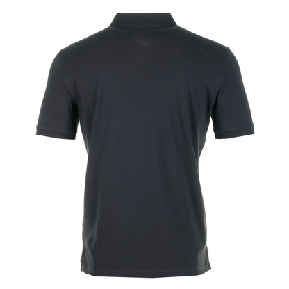Stretch Piquet  Badge Logo Short Sleeve Polo Total Eclipse