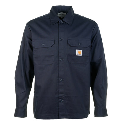 Long Sleeve Craft Shirt Dark Navy
