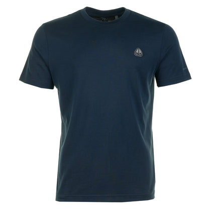 Short Sleeve Crescent T Shirt Navy