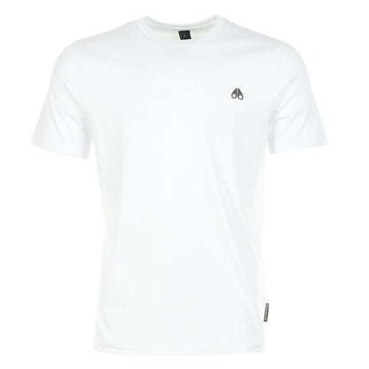 Short Sleeve Crescent T Shirt White
