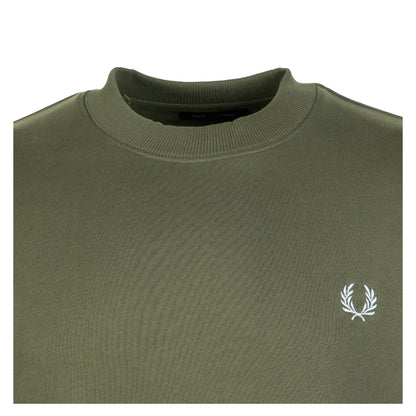 Crew Neck Sweatshirt Laurel Green