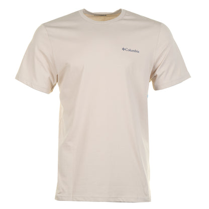 CSC Outdoor Back Graphic T Shirt Dark Stone