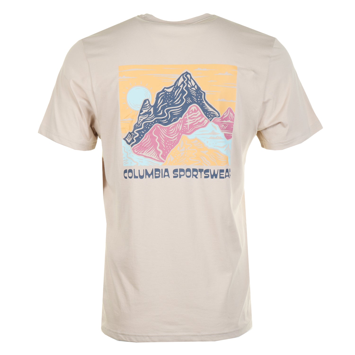 CSC Outdoor Back Graphic T Shirt Dark Stone