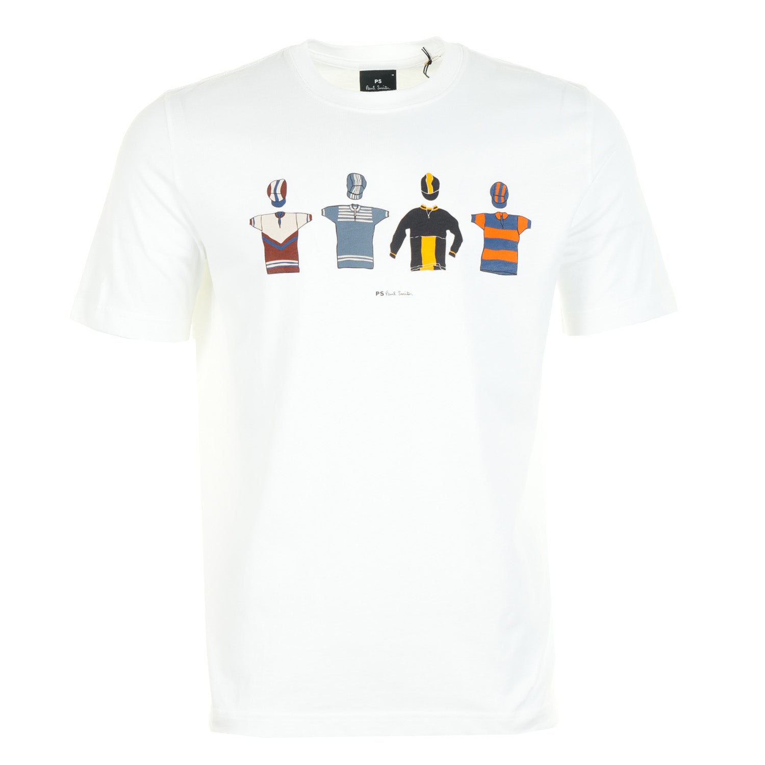 Regular Fit Cycle Jersey T Shirt White