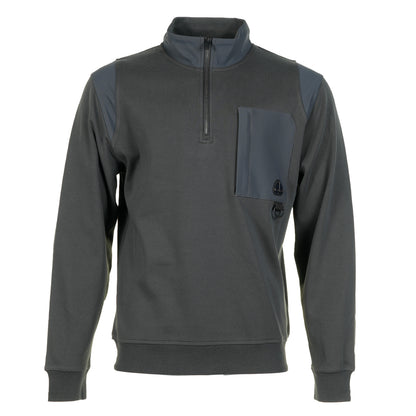 Dalon Quarter Zip Sweatshirt Cement