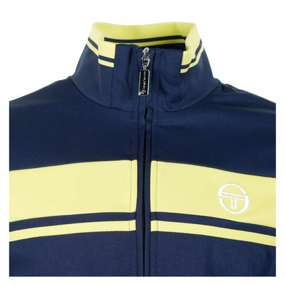 Damarindo TT Track Top Maritime Blue / Celery Green