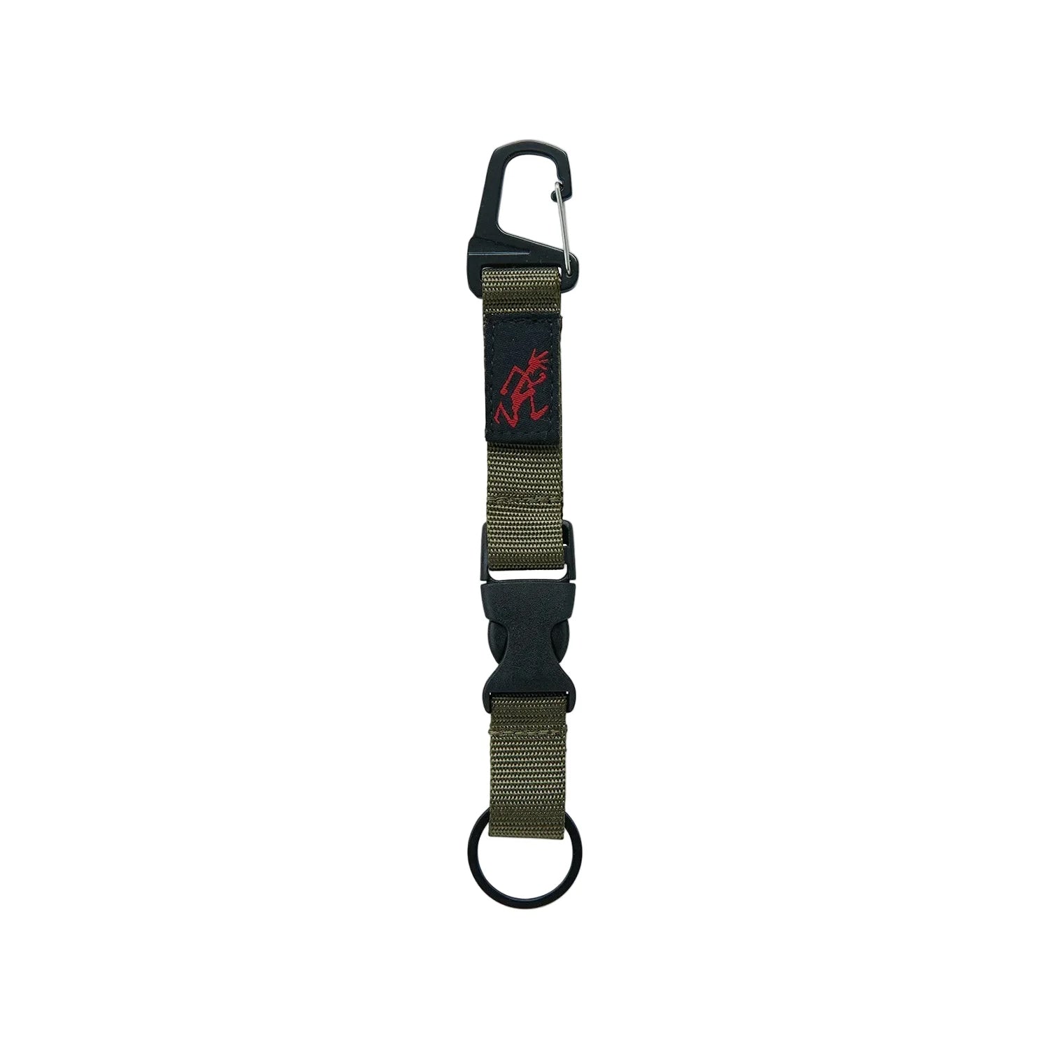 Webbing Key Holder Deep Olive
