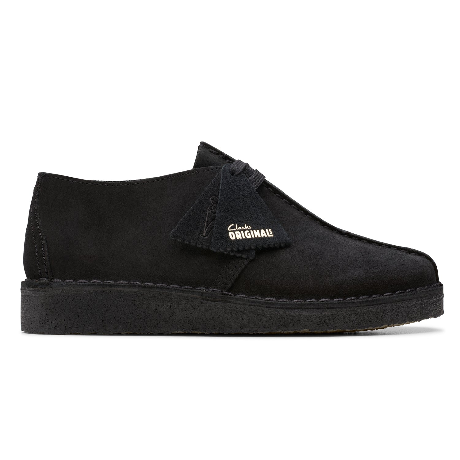 Desert Trek Shoe Black Suede