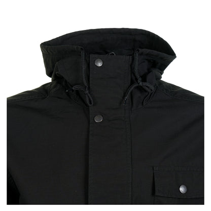 Light Dobby Cloth Parka Black