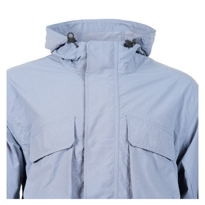 Nylon Double Rip Jacket Light Blue