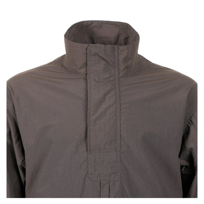 Nylon Double Rip Anorak Dark Brown
