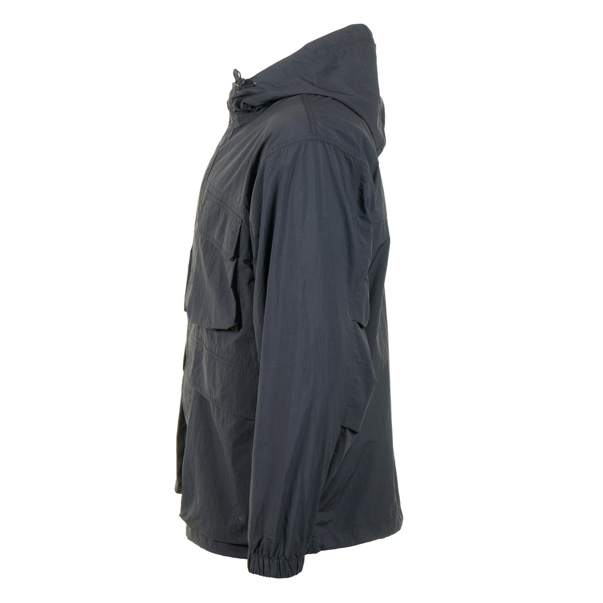 Nylon Double Rip Jacket Black