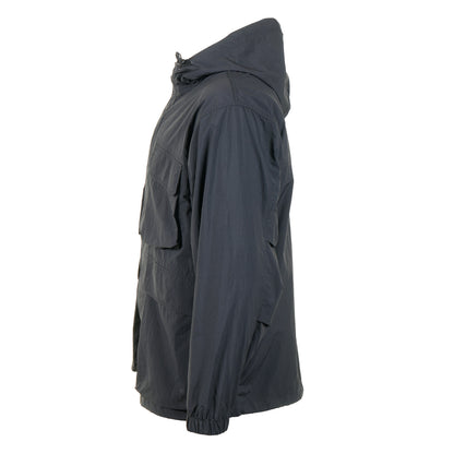 Nylon Double Rip Jacket Black