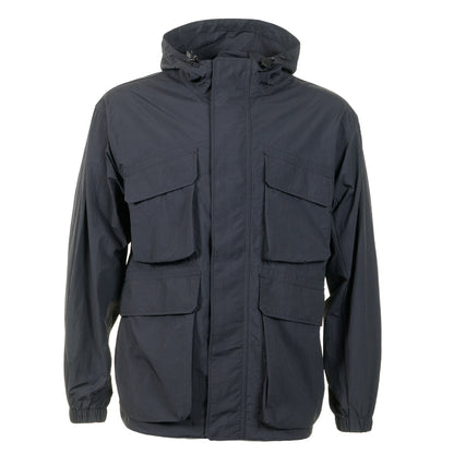 Nylon Double Rip Jacket Black