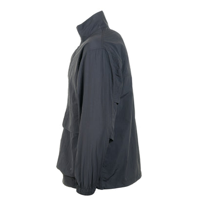 Nylon Double Rip Anorak Black