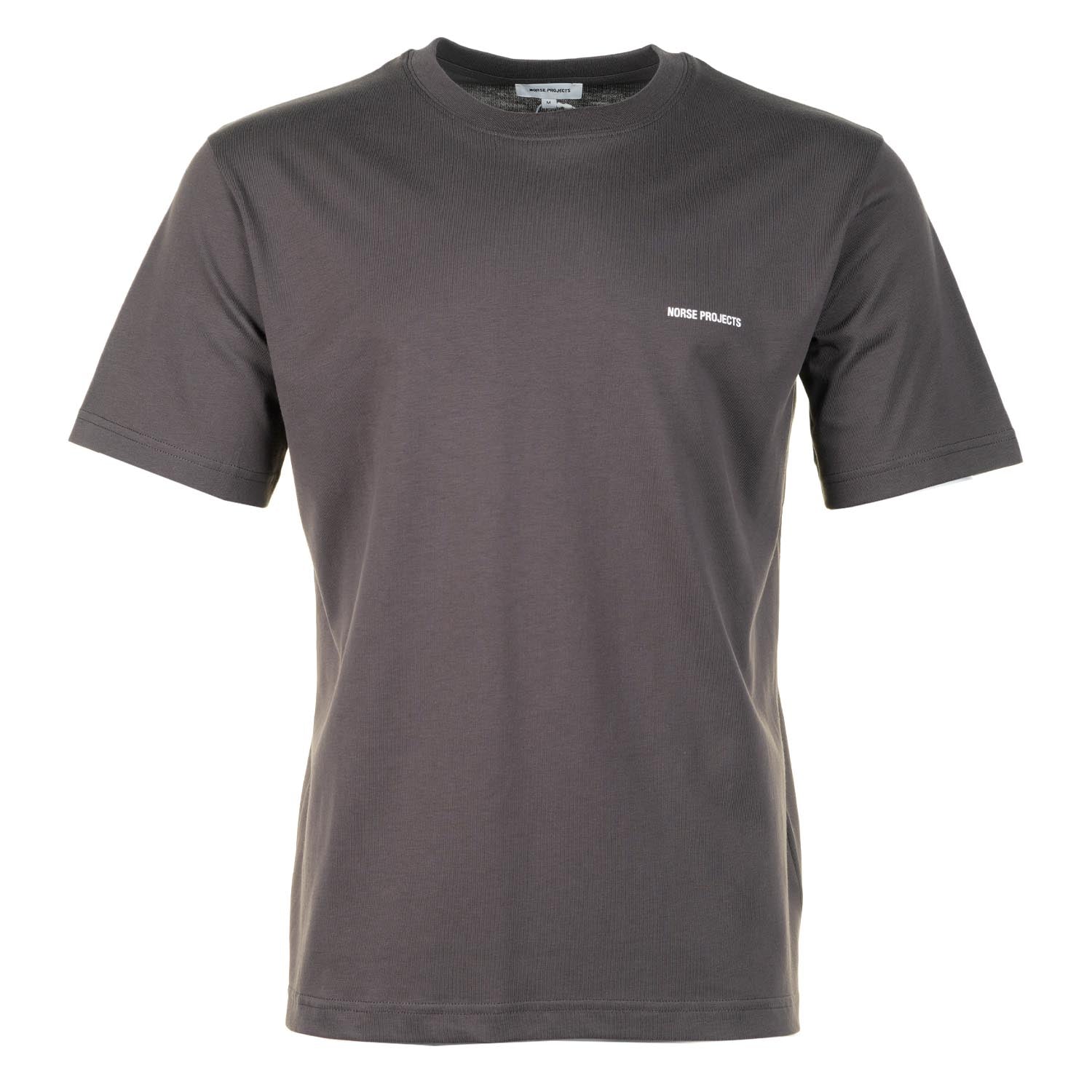Dyrehaven Organic Logo Print T Shirt Shale