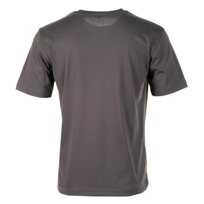 Dyrehaven Organic Logo Print T Shirt Shale