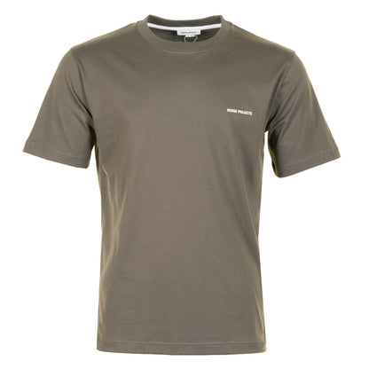Dyrehaven Organic Logo Print T Shirt Beluga