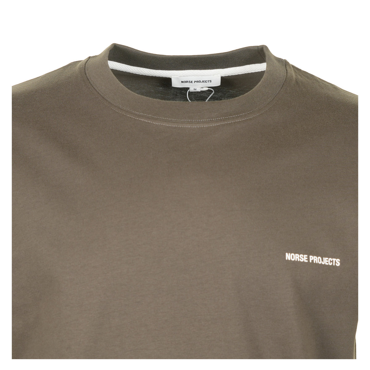 Dyrehaven Organic Logo Print T Shirt Beluga