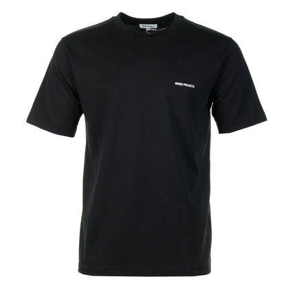 Dyrehaven Organic Logo Print T Shirt Black
