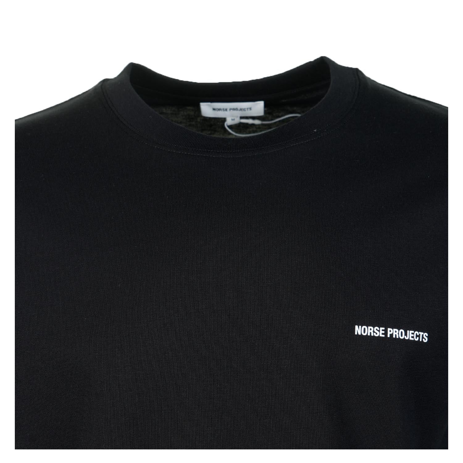 Dyrehaven Organic Logo Print T Shirt Black